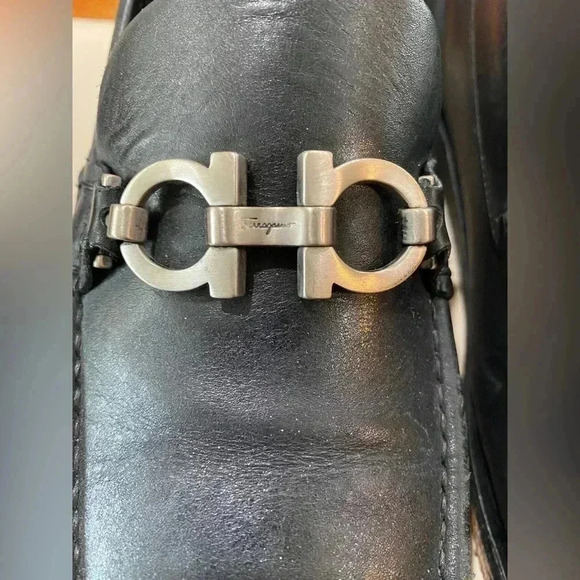 Ferragamo Mens Loafers Sz 7.5 - Picture 5 of 9